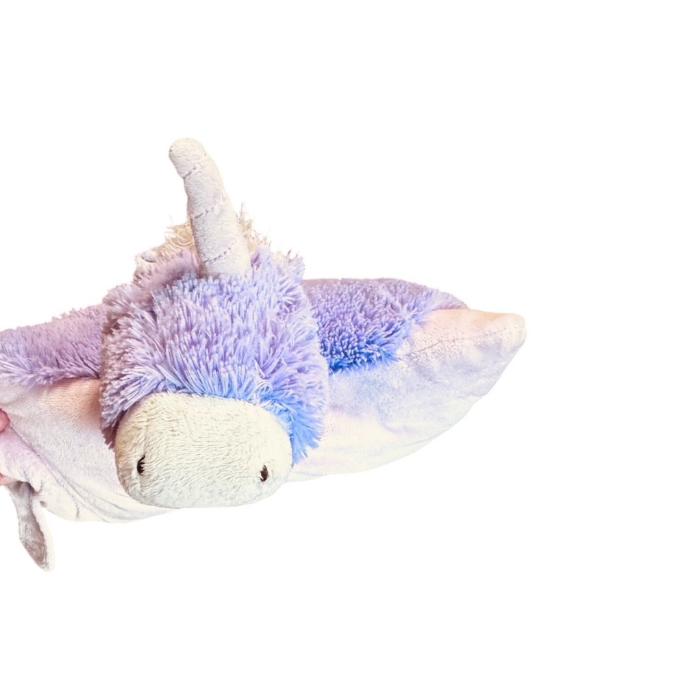 Pillow Pets Magical Unicorn Purple Plush Stuffed Animal Toy 18 inch Large‎ 2010 - Picture 13 of 14